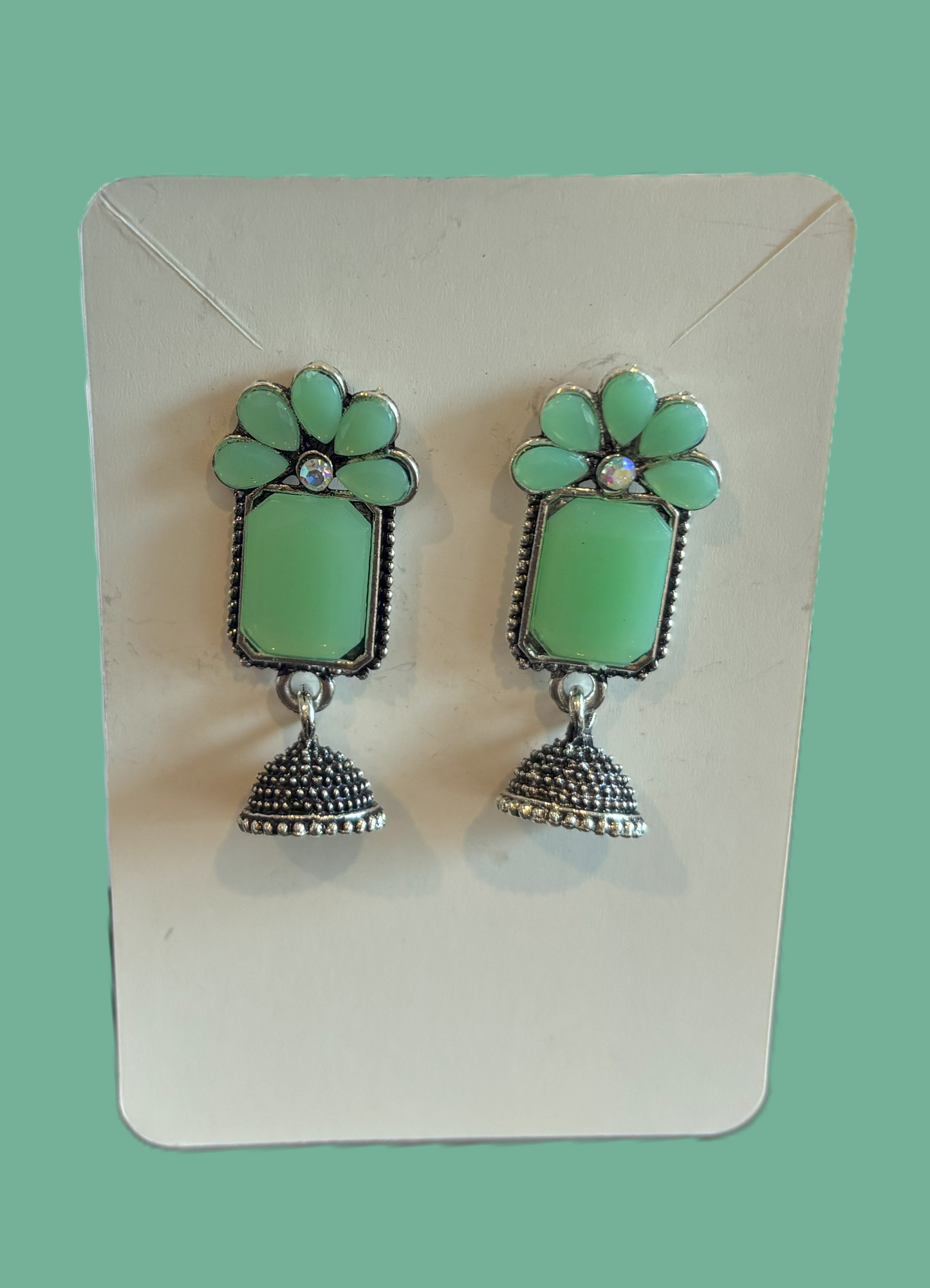 Coloured Stone Earrings