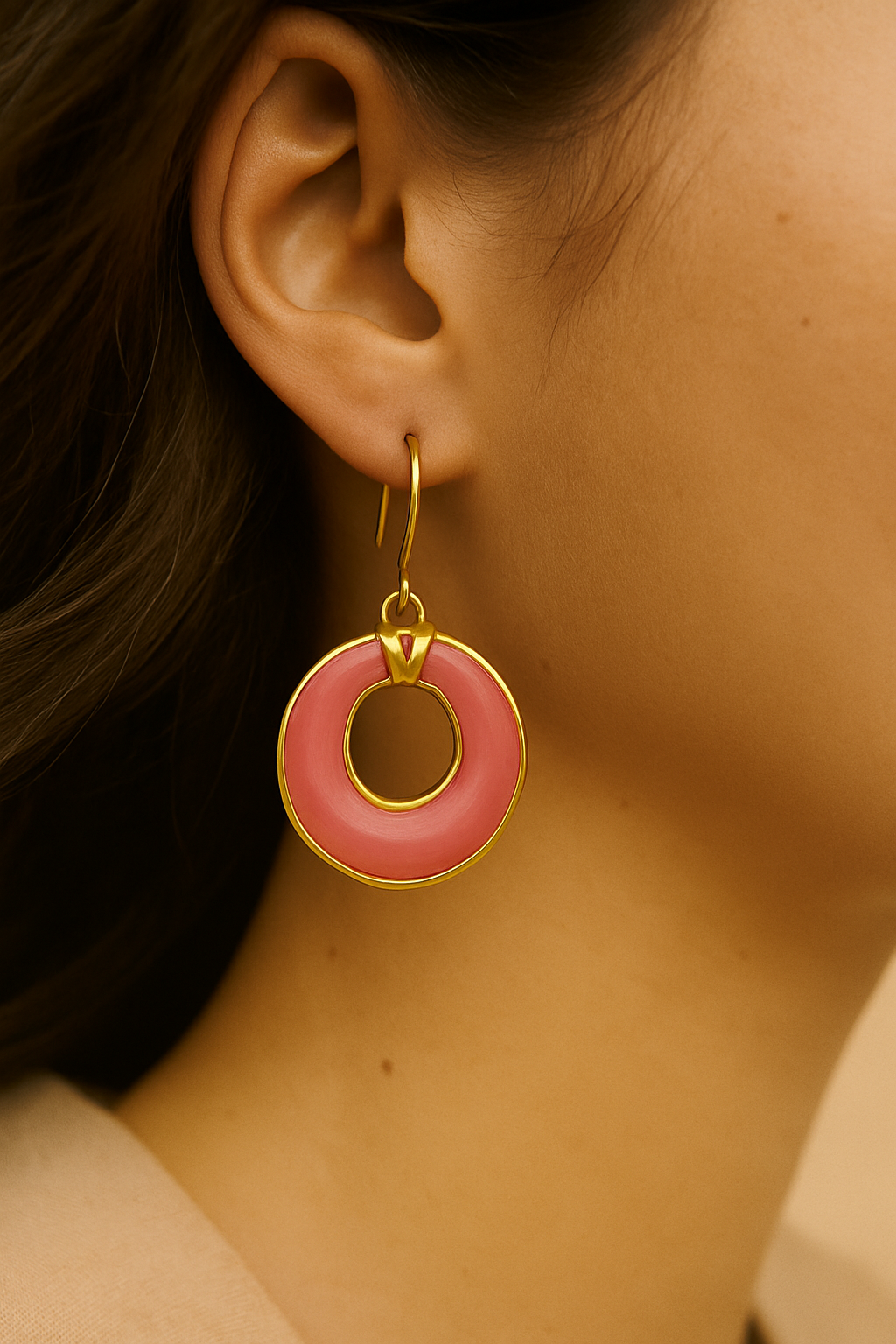 Bold Colourful Hoops