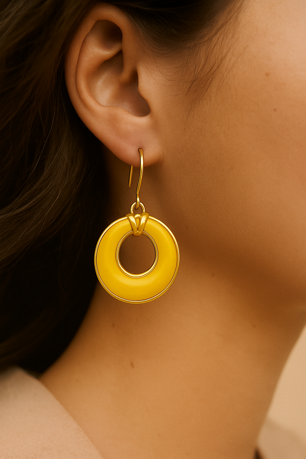Bold Colourful Hoops