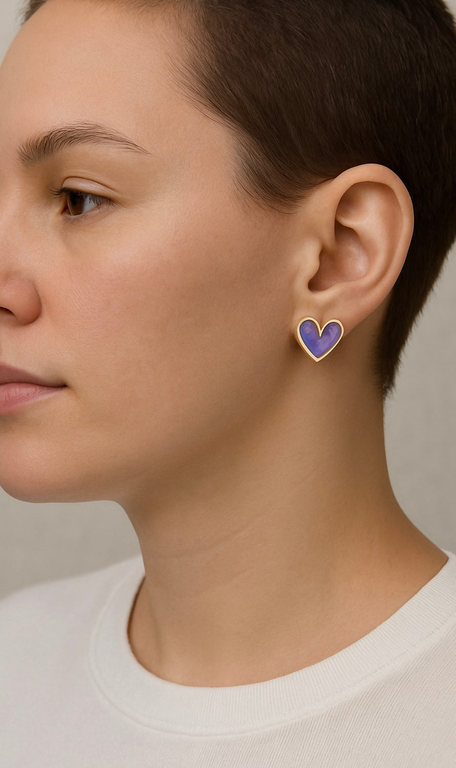 Heart Shaped Studs