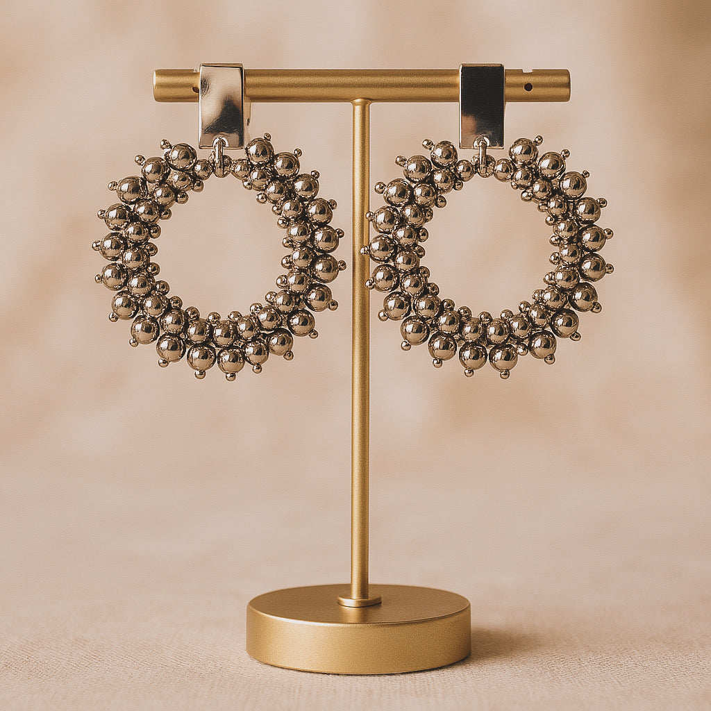 Silver Classic Hoops