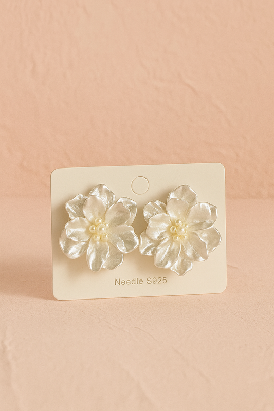 Elegant Blooming Flower Earrings