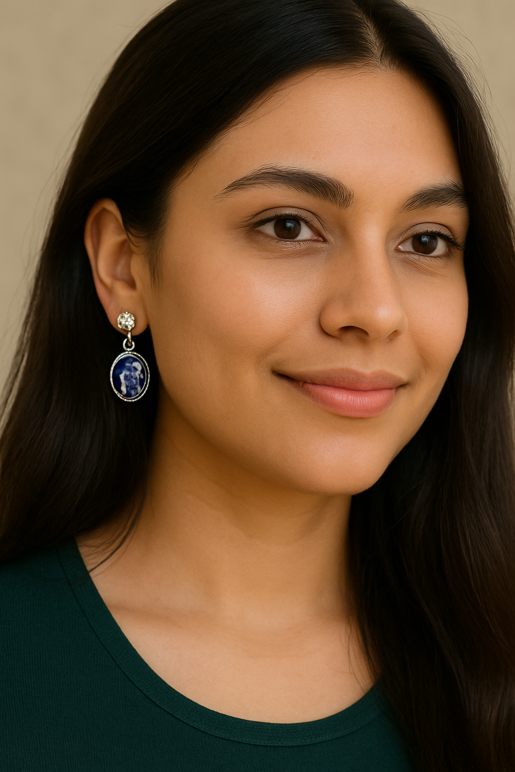 Vintage Royal Blue Earrings