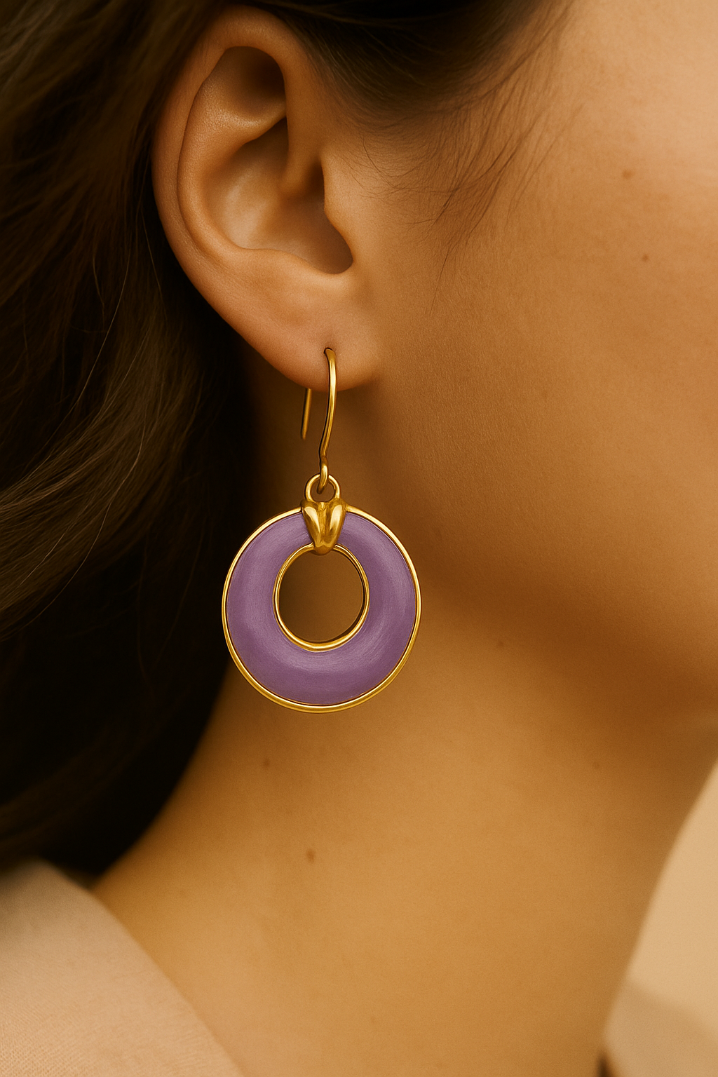 Bold Colourful Hoops